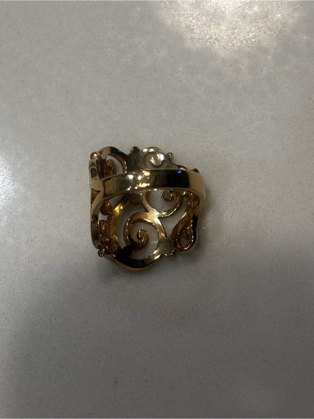 James Avery 14K Gold Open Sorrento Ring - Picture 13 of 13